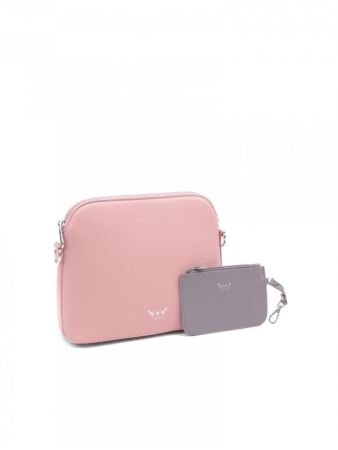 Dámská koženková crossbody kabelka VUCH Merise Pink růžová